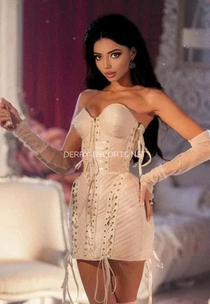 Derry escorts Lena — 1