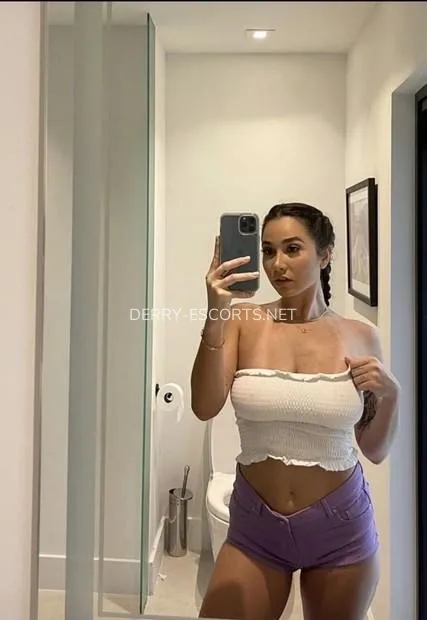 Derry escorts Evelyn — 2