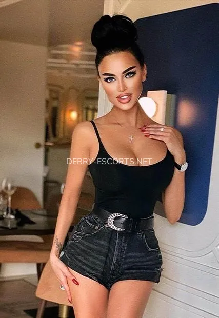 Derry escorts Leslie — 2