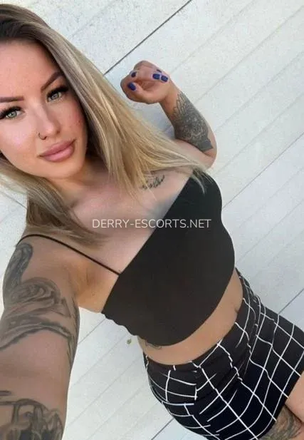 Derry escorts Lena — 3