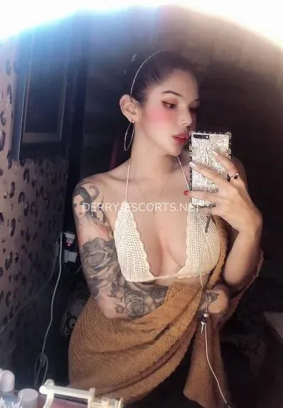 Derry escorts Kathryn — 1